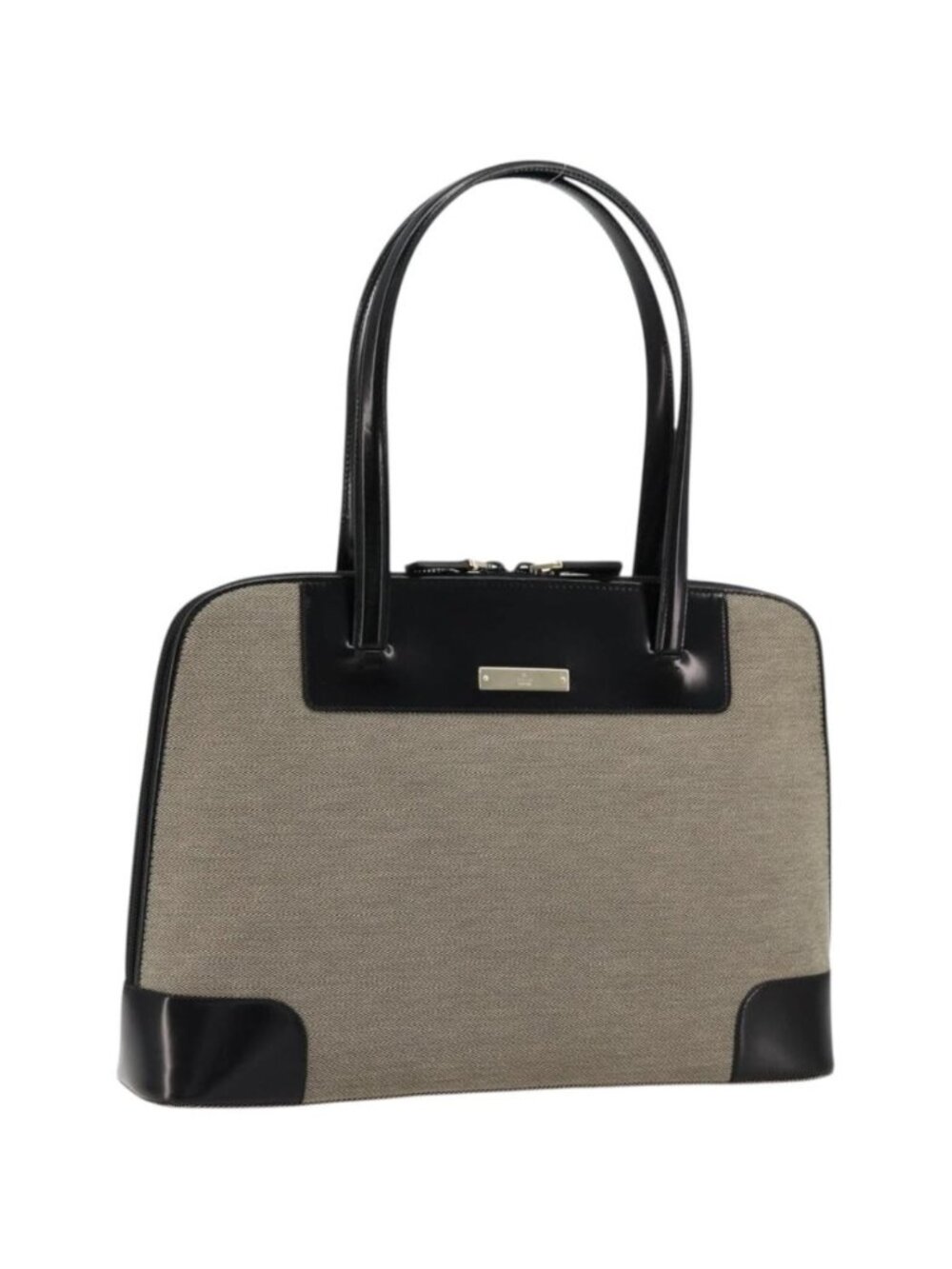 GUCCI Tote Bag Canvas Leather Beige Gold 002 1122 3444
